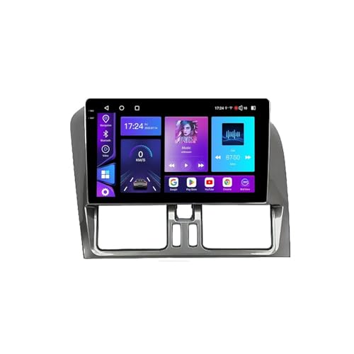 Radio Coche 2 DIN con Carplay inalámbrico, WiFi y pantalla táctil GPS para tu Volvo XC60 4G+64G
