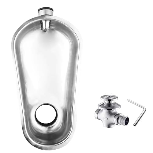 Inodoro De Acero Inoxidable 304 para Baños Pequeños, Pozo en Cuclillas con Sensor para Bares Y Salas De Juegos,C