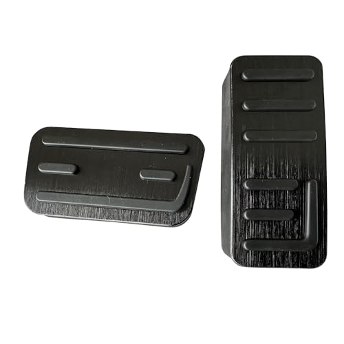 Kinotaka ホンダ新型Nbox用 ペダルカバー ブレーキペダル 新型 N-BOX JF5/6 N-ONE N-WGN N-VAN 令和5年10月～ カスタム ガーニッシュ 内装 滑り止め アクセサリー (ブラック)のサムネイル