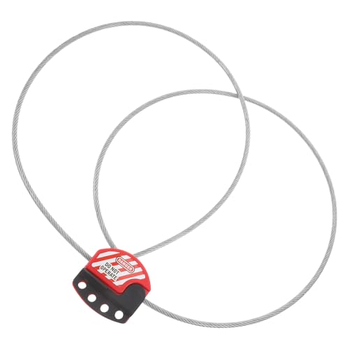 Cable de seguridad de acero inoxidable de 1.8m para estaciones LOTO 2