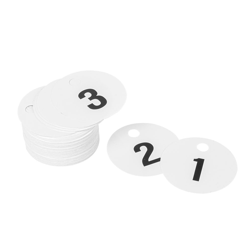García de Pou 179.04 Lotes Guardarropa Duplicados, 1-100, Ø 5 cm, Blanco