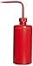 SP Bel-Art Red 500ml (16oz) Polyethylene Wash Bottles; Polypropylene Cap, 28mm Closure (Pack of 6) (F11650-0016)