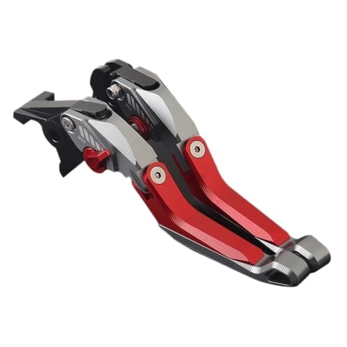 �I�[�g�o�C�p�u���[�L�N���b�`���o�[ �u���[�L�o�C�N�N���b�`���o�[ For TMAX560 2020-2026 | �I�[�g�o�C�̃n���h���o�[ ���o�[ �I�[�g�o�C�̒��߉\�ȃN���b�`����уu���[�L ���o�[(Red-gray)