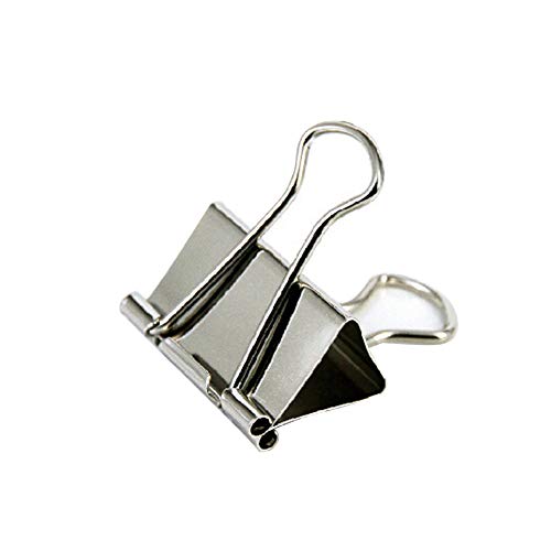 mi ji 30pcs tamaño clasificado Clips Clips de la carpeta Bonus de papel abrazadera de papel del metal de papel Pinzas