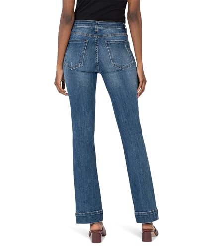 KUT from the Kloth Women's Kelsey High-Rise Fab Ab Ankle Flare with Wide Hem2