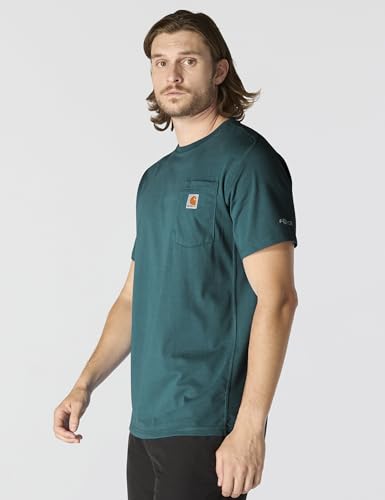 Image of Carhartt Men's Force Relaxed Fit Midweight Short-Sleeve Pocket T-Shirt