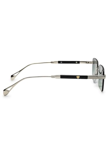 Image of HASHTAG EYEWEAR Men's Stylish Fashion Sunglasses | UV400 Protection | Branded Metal Frame | Trendy Eyewear for Men | Summer, Outdoor, Driving, and Beach Use |Lightweight and Comfortable