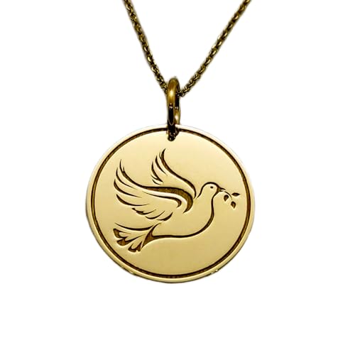 Pendentif colombe 24 mm et chaîne pour sublimer votre style quotidien