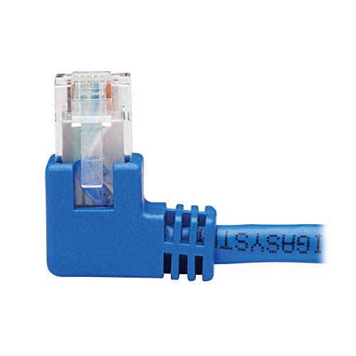 Cable Ethernet Cat6 Tripp Lite 20 pies Azul Ángulo Izquierdo miniatura 3