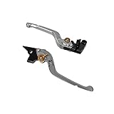 U-KANAYA 可倒式アルミビレットレバー 左右セット TYPE-R レバー：チタン/アジャスター：ゴールド [Z900RS(17-)]