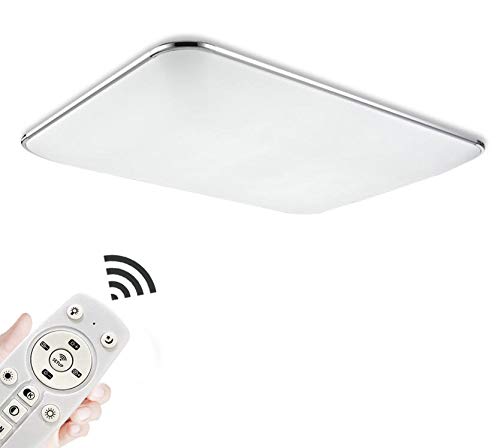 Preisvergleich Produktbild MIWOOHO 90W LED Ultraslim Deckenleuchte Dimmbar Deckenlampe für Wohnzimmer Schlafzimmer Küche [Energieklasse A++]
