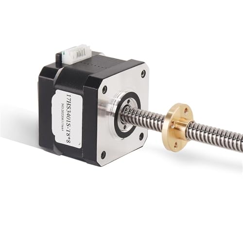 Moteur pas à pas linéaire 17HS3401S-T8*8 avec vis trapézoïdale de 300 mm intégrée