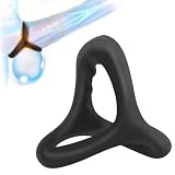 GNALIA Cock Ring 3 In 1, Anello Pene Ritardante Per Eiaculazione Precoce, Aumenta Potenza Erezione, Giocattoli Sessuali Coppia, 1 Pezzo, Diametro 35Mm