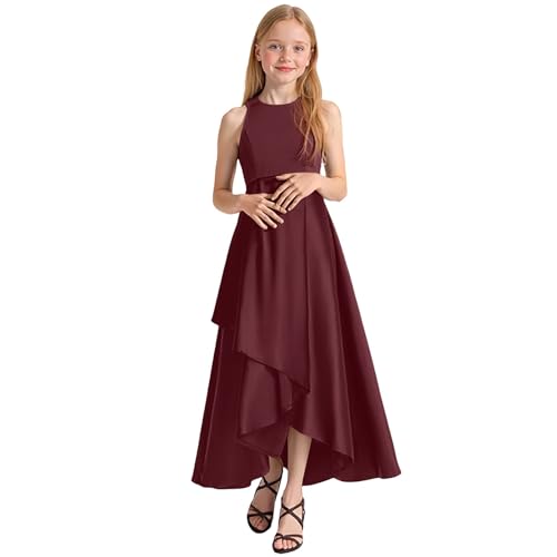 Robe de soirée élégante sans Manches pour Fille, idéale pour Un récital, Un Concours ou Un Spectacle, idéale pour l'été, pour Les Tout-Petits et Les...