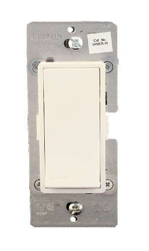 Leviton VP0SR-10Z, White/Ivory/Light Almond