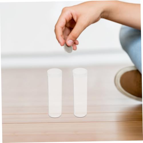 Tubos para monedas de coleccion con tapa protectora transparente 6
