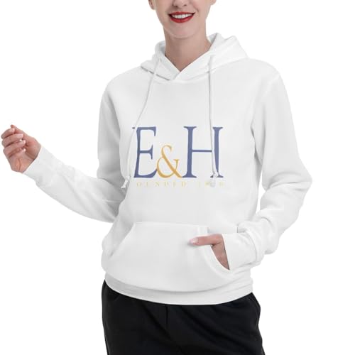 Emory & Henry College Logo Unisex-Adult Fleece Hoodie Sweatshirt