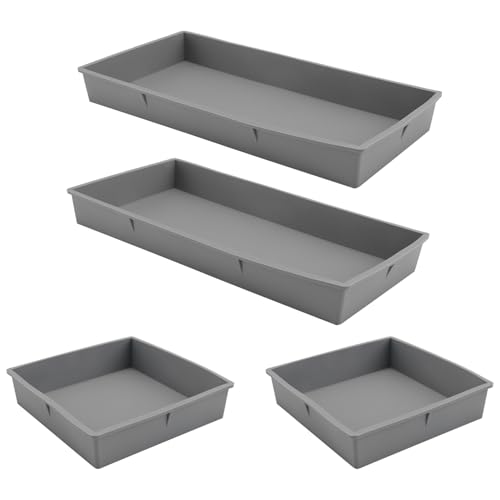 JANZU - Separadores de placa de cocción para cocinar y preparar comidas fáciles - Horno, microondas, lavavajillas, nevera - Juego de placas de cocina
