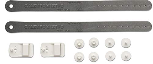 Image of CALZURO Heel Strap Kit - Italian Rubber Clog Straps for Secure Fit - 2 Straps, Buckles & Hardware Included