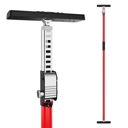 laofeei サポートリフター キャビネットジャッキ サポートポール 160~290+8cm 両端50°までチルト可能 垂直 水平 斜めで使える 支え棒 天井 転倒防止(レッド)