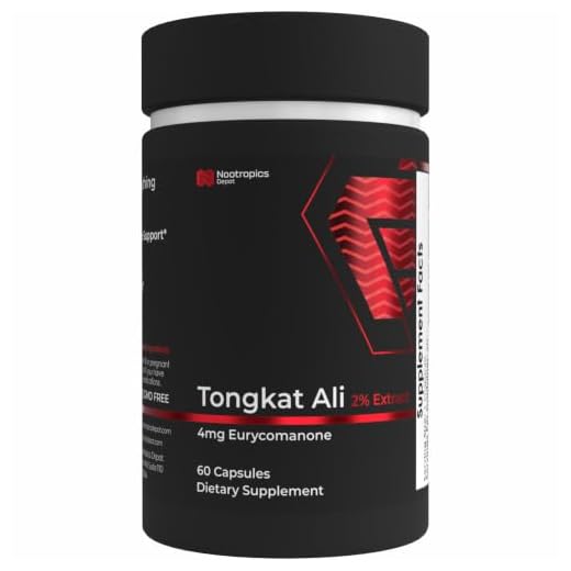 Tongkat Ali Extract Capsules | 200mg | 60 Count | 2% Eurycomanone by HPTLC | Eurycoma longifolia Root Extract