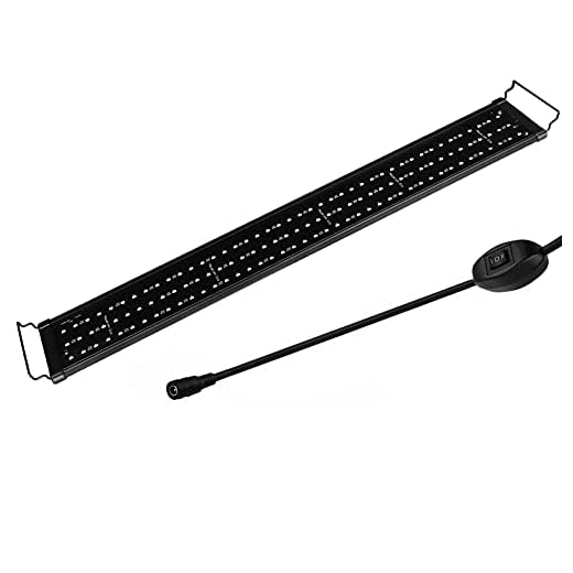 Boomersun Klassisk LED-akvariumbelysning, akvarium LED-lampa med månljus, universell LED-växtlampa för sötvattenakvarier