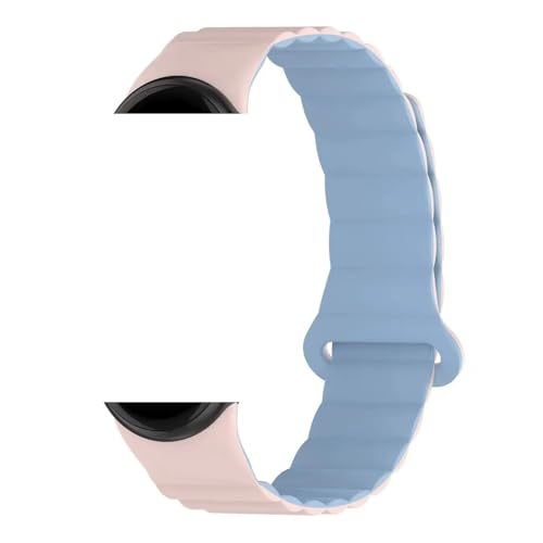 [XGYOMVB] ���[�v�V���R���X�g���b�v�o���h 10 9 8 �_�u���J���[�X�|�[�c�u���X���b�g Accessorie ���X�g�o���h NFC �p(Pink Blue,Band 10)