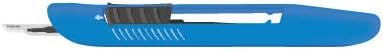10 Each Sterile Disposable Scalpel w/Retractable Blade for Craft, Dermaplaining, Dermatology, Podiatry, Laboratory, Surgical, Dental, Veterinary & More (# 15)