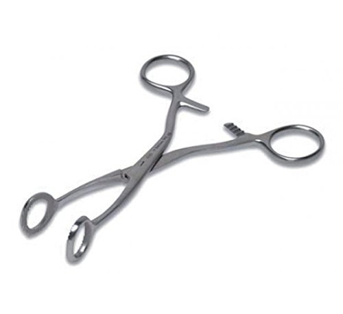 PINZA TIRALINGUA in Acciaio INOX Autoclavabile Pinze tira lingua Riutilizzabile