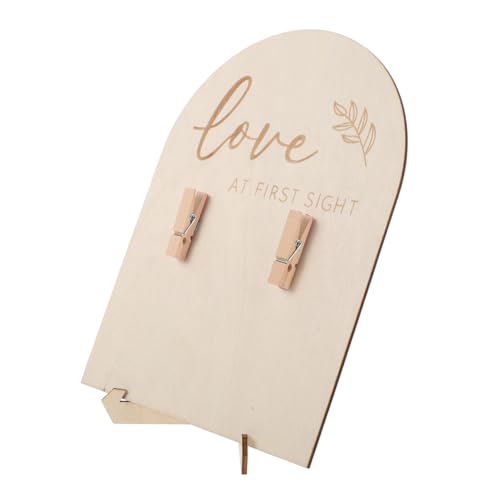 KOMBIUDA Wooden Sonogram Photo Frame Baby Picture Frame for Baby Shower Decor Newborn Keepsake Display