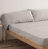 Donegal Collections - Sabanas 150 x 190 - Juego de Sabanas Cama 150 Perla - Bajera, Sabana Encimera y 1 Funda de Almohada - Primavera Verano - Estampadas Tacto Extra Suave - Algodon/Poliester
