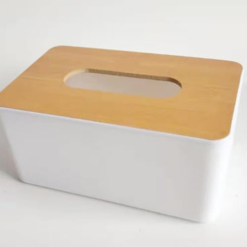 Caja dispensadora de pañuelos diseño rectangular madera premium 6