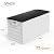 VINGLI 75 Gallon Outdoor Storage Box, Lockable Plastic Storage Containers with Lid, Patio Deck Box Furniture for Garden, Pool, Balcony, Yard (White)