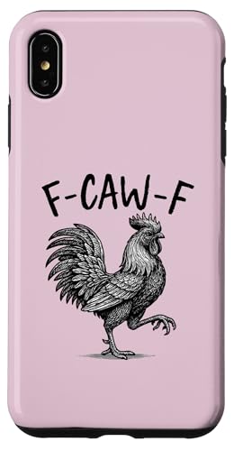 Funny Chicken Meme Caw Rooster Quote fB[X Y X}zP[X iPhone XS Max p