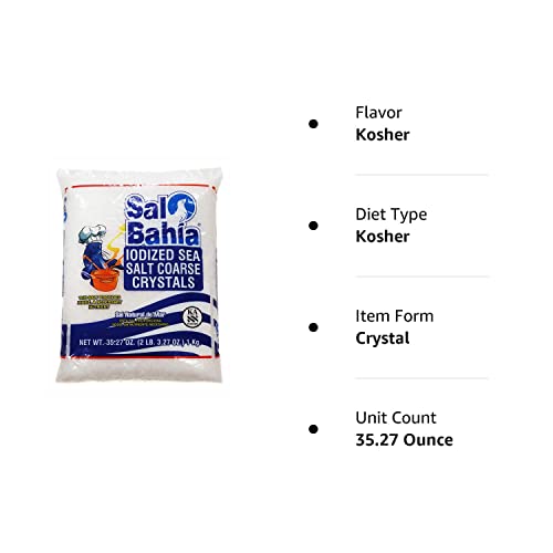 Sal Bahia Iodized Sea Salt Coarse Crystals 35.27Oz #TOP2