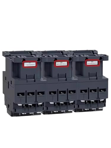 Contacteur tripolaire LC1D25 commande armoire électrique industrielle 110V