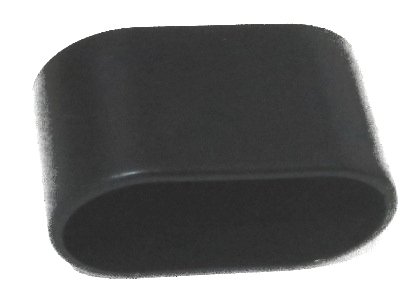 Preisvergleich Produktbild 4 Stk. Stuhlbeinkappen, schwarz 38-20 mm Kunststoff (Tischbeikappen)
