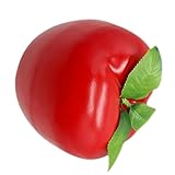 OSALADI Manzana Artificial Grande de Espuma Roja para Decoración del Hogar y Fiestas Modelo Realista de Fruta Simulada Segura para Educación Temprana y Sesiones Fotográficas