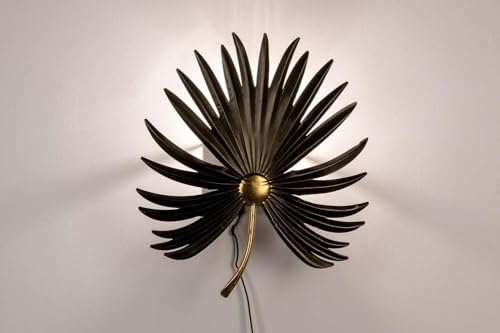 Lampe de table dorée salon luminaire métal design 68 cm