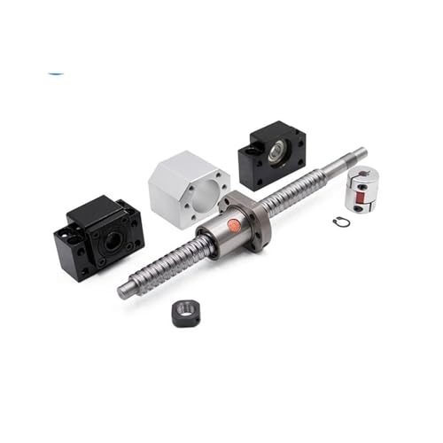 Ensemble vis à billes SFU1605 550mm usinée en acier trempé avec écrou DSG16H