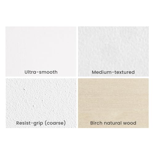 Gesso Panel Davinci texture moyenne 12x12 à haute adhérence - 8