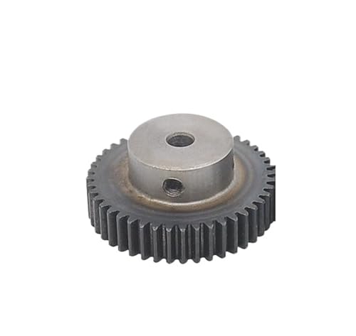 Bevel Gear Pinion Hardware Mechanical 1pcs 1M Spur Gear 50T/55T Carbon Steel Gear Wheel Bore Size 6/8/10/12mm(8mm-1M 55T -1pcs)
