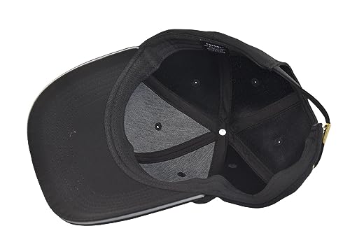 Image of TSSGBL Men's Plain Baseball Hat - OSFM & XXL Big Head Fit，Adjustable Structured Ball Cap with Reflective Sandwich Brim