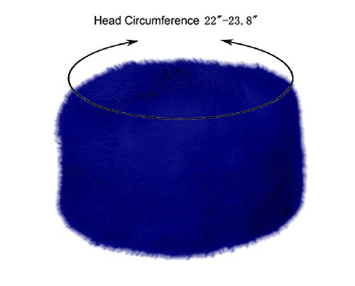 Old Dlrd Russian Hat,Winter Faux Fur Hats for Women,Warm Russian Cossack Style Hat for Ladies