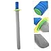 MUELODSIC 2Pcs Foam Set for Boys and Girls Soft Fencing Training Props Lightweight Safe Play Equipment for Sparring and Performance