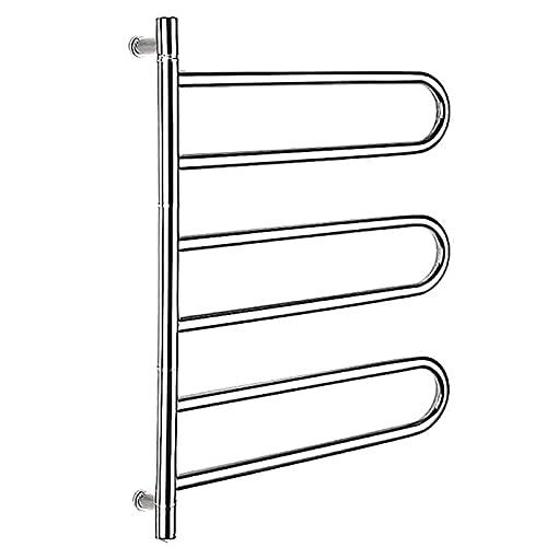 Toallero calefaccionado en forma de U eléctrico de pared con barras de acero inoxidable