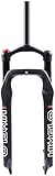 LIRUI Air Bike Suspensión Horquilla Aleación De Aluminio ABS Bloqueo para 4.0"Neumático Snow Mountain Bike 26 Pulgadas Fat Bicicleta Horquilla Solo 1880g,Shouldercontrol