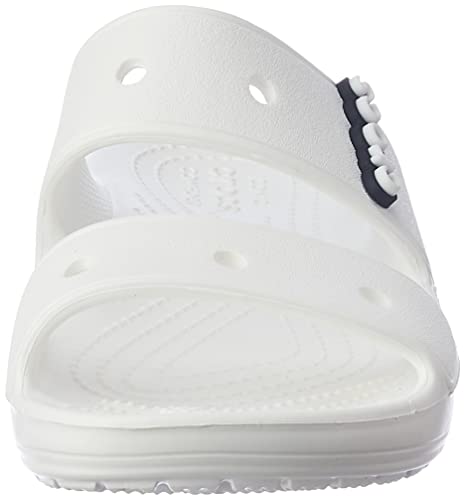 Image of Crocs Classic White Sandal-(206761-100)-3 UK Men / 4 UK Women (M4W6)