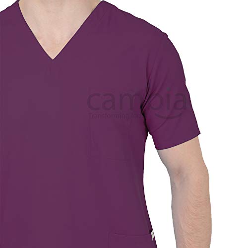 Image of Cambia Scrub Suits for Doctors Men /OT Dress Unisex (XXS, Wine)