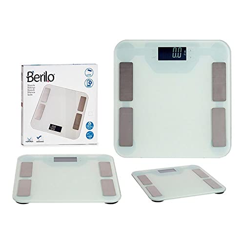 Balance Numérique de Salle de Bain Blanc Métal Cover